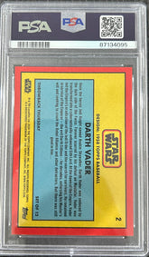 2024 Topps Star Wars Throwback Thursday Darth Vader #2 PSA 9
